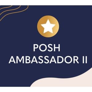 Thank you! Posh Ambassador II Status. EVERYTHING SOLD BEYOND THIS POINT.